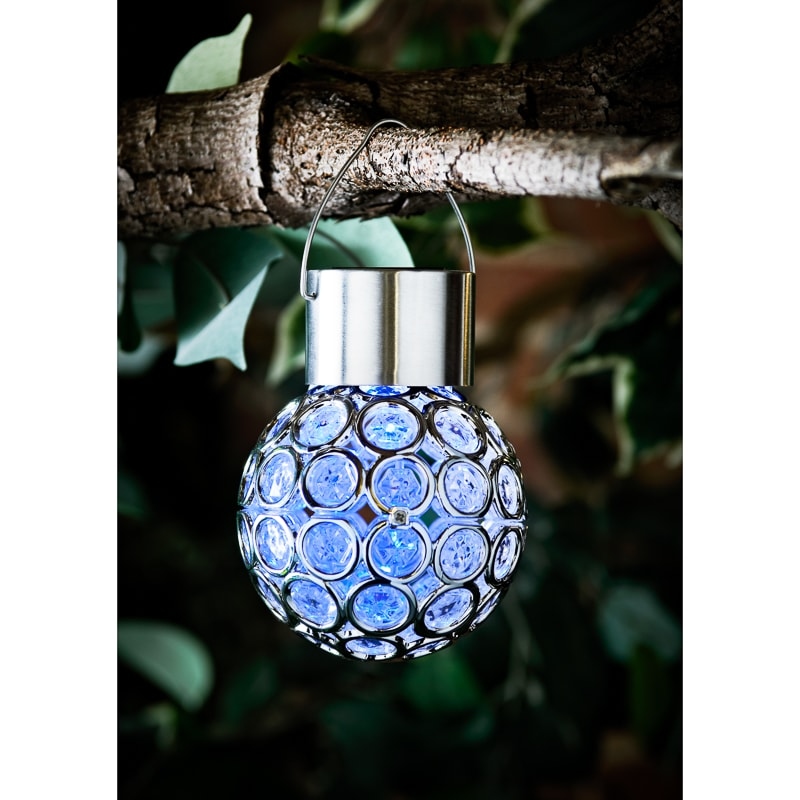 Садовий сонячний світильник Crystal Garden Light, підвісний, 11,5×8 см