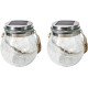 Садовий сонячний світильник Garden Light Jar, скляна LED куля, 20 світлодіодів, IP65