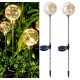 Садовий сонячний світильник Куля CC240403, 20 LED, 70 см, комплект 2 шт.