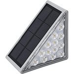 Садовий сонячний світильник для сходів, 8 LED, 8×8×5,5 см,- Замовити за ціною 218 грн.