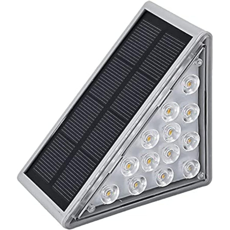 Садовый солнечный светильник для лестниц, 8 LED, 8×8×5,5 см,- Замовити за ціною 218 грн.