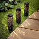 Садовий сонячний світильник Garden Light 10, ажурний комплект 4 шт.