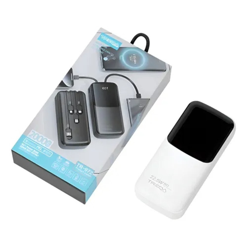 Портативний акумулятор Power Bank TR-972, 20000 мАг, 22.5 Вт