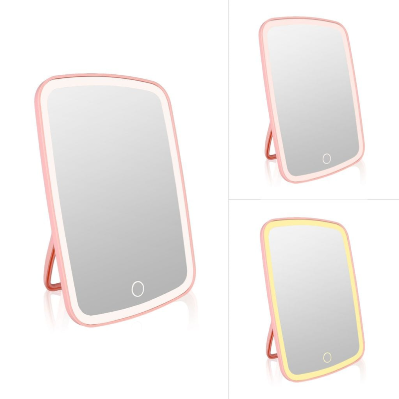 Дзеркало настільне Cordless Light-Up Vanity Mirror WD039, акумуляторне, сенсорне, 3 режими підсвічування