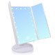 Дзеркало косметичне SUPERSTAR Magnifying Mirror, складне, з LED-підсвічуванням