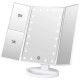 Дзеркало косметичне SUPERSTAR Magnifying Mirror, складне, з LED-підсвічуванням- Замовити за ціною 416 грн.