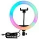 Кільцева лампа MJ-36 RGB, 14" (36 см), мульти-режимне підсвічування, USB