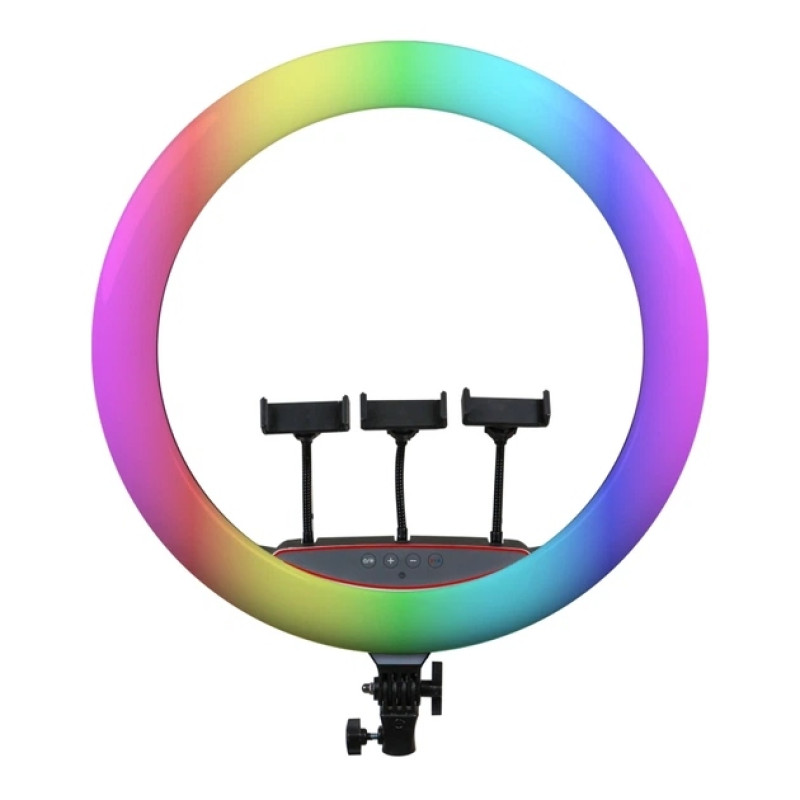 Кільцева лампа MJ-45 RGB, 18" (45 см), мульти-підсвічування, USB