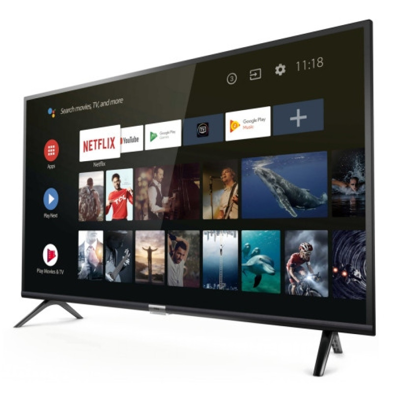 Smart TV S56, 56", 4K Ultra HD, Android 14, Wi-Fi, Bluetooth, DVB-S2/T2/C, голосовий пульт