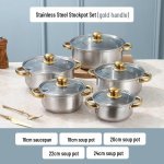 Набор кастрюль SOUP POT G-A11, 5 шт., нержавеющая сталь
