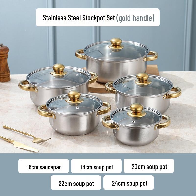 Набор кастрюль SOUP POT G-A11, 5 шт., нержавеющая сталь