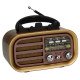 Радіоприймач GOLON RX-BT638, з акумулятором, Bluetooth, USB та SD- Замовити за ціною 495 грн.