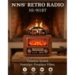 Радиоприёмник GOLON NS-901BT, с аккумулятором, Bluetooth, USB и подсветкой