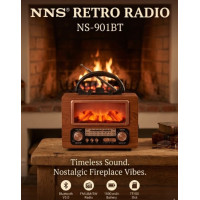 Радиоприёмник GOLON NS-901BT, с аккумулятором, Bluetooth, USB и подсветкой