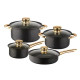 Набір посуду COOKWARE SET G-A12, 8 предметів, керамічне покриття, каструлі 20 та 24 см, сковорода 26 см, ківш 18 см