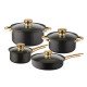 Набір посуду COOKWARE SET G-A12, 8 предметів, керамічне покриття, каструлі 20 та 24 см, сковорода 26 см, ківш 18 см- Замовити за ціною 1848 грн.