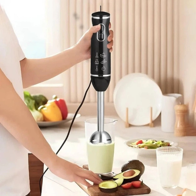 Блендер ручной Domotec MS-314B, 3 в 1, 800 Вт