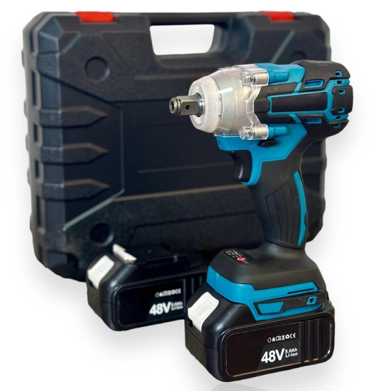 Гайковерт ударний акумуляторний Domotec MS Tools, 2 АКБ, кейс (9500)