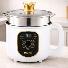 Електрична каструля Domotec MS-7729, 1.8 л, 2000 Вт, з пароваркою