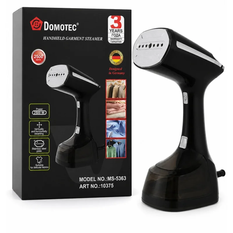 Ручний відпарювач Domotec MS-5363, 1600–2000 Вт, портативний