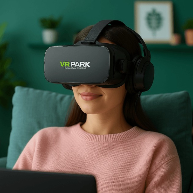 Окуляри віртуальної реальності VR BOX PARK J20 з навушниками та пультом
