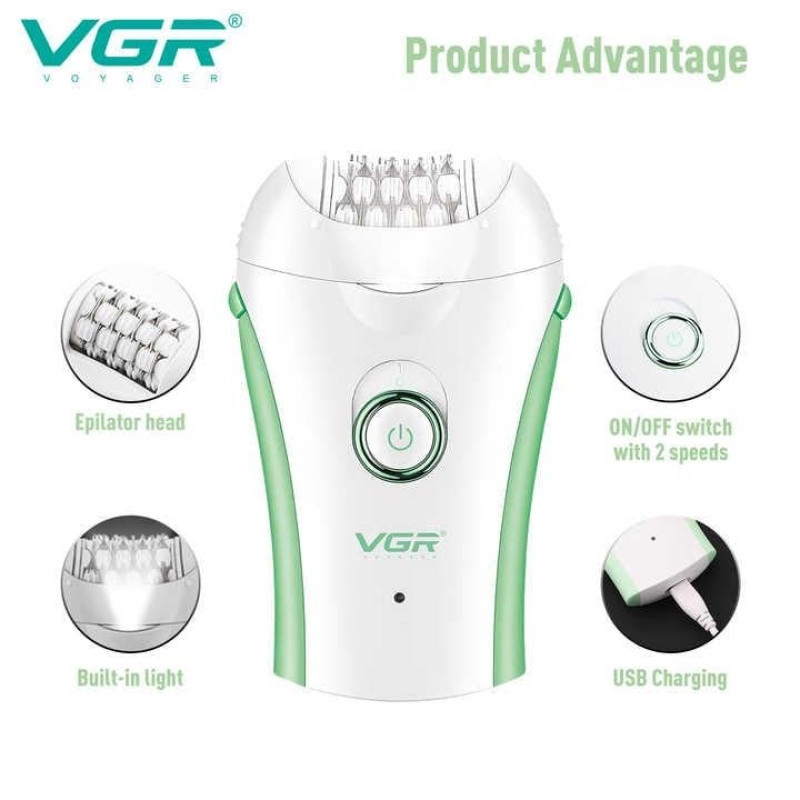 Епілятор VGR V-705, 32 пінцети, 600 мАг