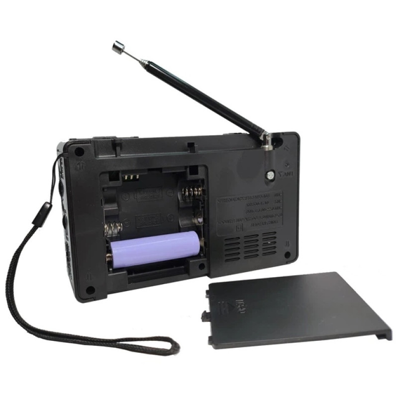 Радіоприймач GOLON RX-8866, акумуляторний, USB, SD, LED-ліхтар, 8 діапазонів