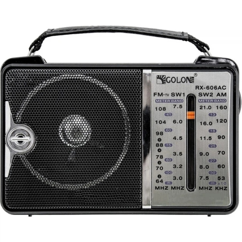 Радиоприёмник GOLON RX-606AC, сетевой, 5 диапазонов- Замовити за ціною 366 грн.
