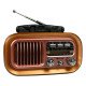 Радиоприёмник GOLON RX-BT628S, Bluetooth, USB, SD, солнечная панель