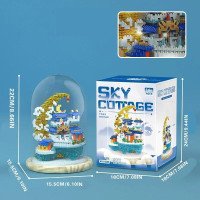Конструктор «Місячний котедж» P2239, під куполом, 15.5×15.5×22 см