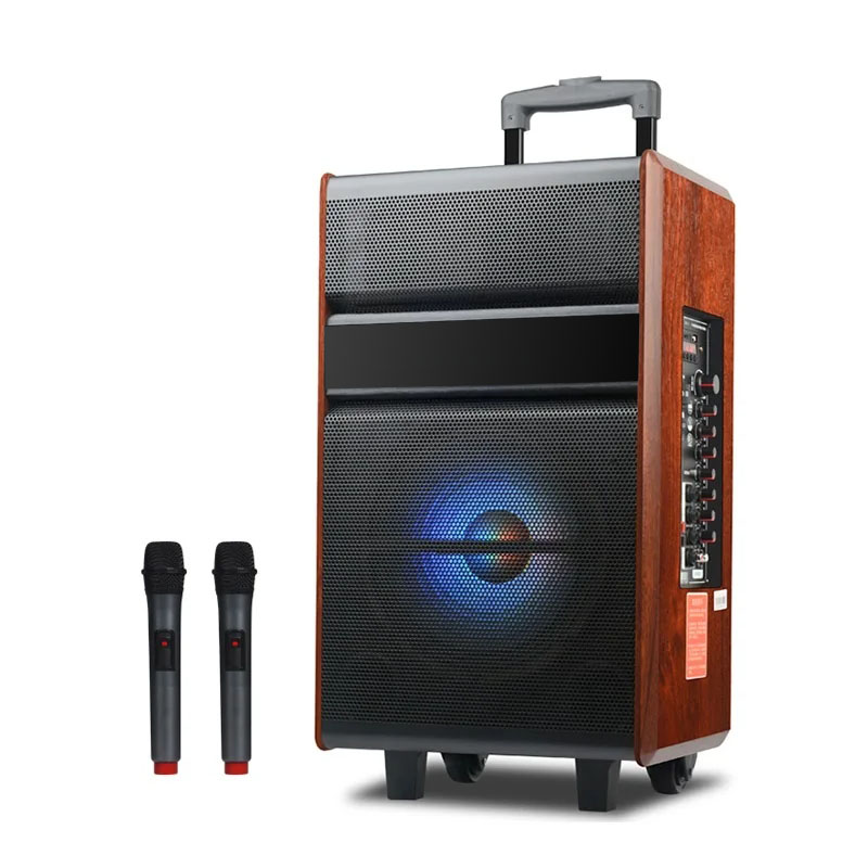 Портативна колонка ART LIVE 12, Bluetooth, USB, FM, караоке, 1200W
