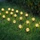 Садовий світильник Garden Light, кулястий з бульбашками, на сонячній батареї, 20 шт(1уп)