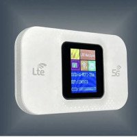 Портативний Wi-Fi модем 4G/5G LTE, з екраном, 2600 мАг