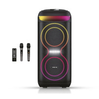 Портативна акустика ZXX-5505, 40 Вт, 2&times;6,5", Bluetooth, USB, FM, караоке