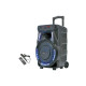 Портативная акустика ZXX-7373, 400 Вт, 12", Bluetooth, TWS, USB, SD, FM, караоке