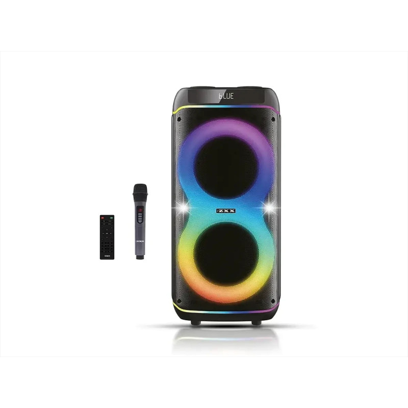 Портативная акустика ZXX-8085, 80 Вт, 2×8", Bluetooth, TWS, USB, SD, FM, караоке- Замовити за ціною 5491 грн.