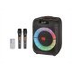Портативна акустика ZXX-1745, 60 Вт, 8", Bluetooth, TWS, USB, TF, FM, караоке