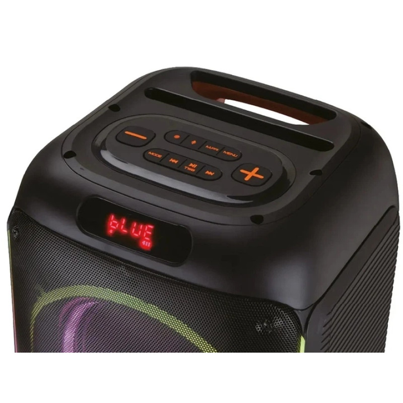 Портативная акустика ZXX-5502, 800 Вт, 8", Bluetooth, TWS, USB, FM, караоке