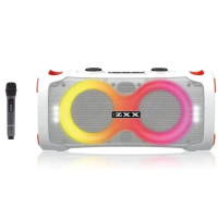 Портативна акустика ZXX-8082, 60 Вт, 2х6,5", Bluetooth, TWS, USB, TF, FM, караоке