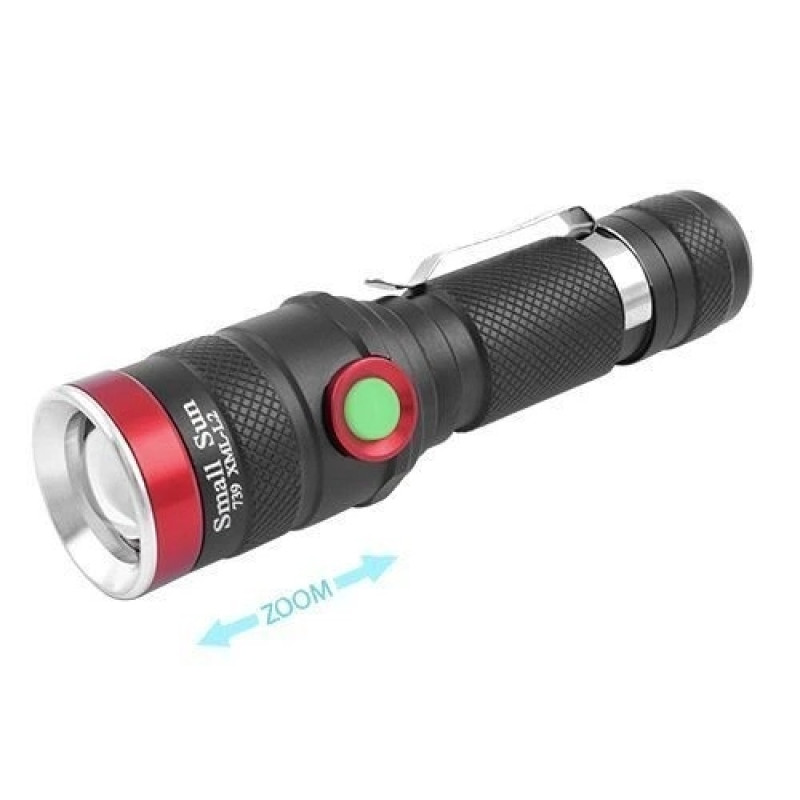 Ліхтар акумуляторний BL 736 T6(7968), зі зумом, USB зарядкою, акумулятор 2800 мАг