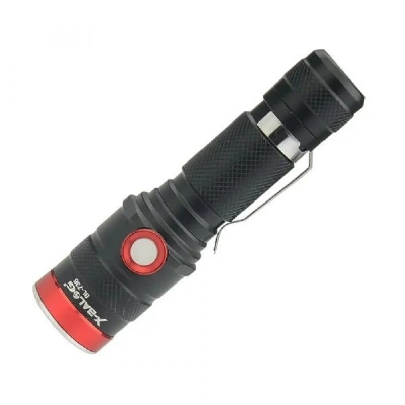 Ліхтар акумуляторний BL 736 T6(7968), зі зумом, USB зарядкою, акумулятор 2800 мАг