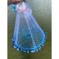 Рыболовная сеть FISH NET 0240, диаметр сети 2,5 м, кольцо 45 см