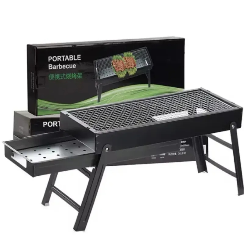 Складаний похідний мангал BBQ STOVE 6022, 60×22×33 см