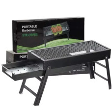 Складной походный мангал BBQ STOVE 6022, 60×22×33 см