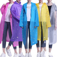Дощовик EVA Raincoat, з капюшоном, на кнопках