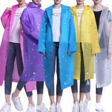Дощовик EVA Raincoat, з капюшоном, на кнопках