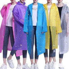 Дощовик EVA Raincoat, з капюшоном, на кнопках