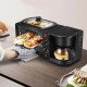 Многофункциональная кухонная машина Domotec MS-5308B, 3 в 1, электрическая печь, гриль и кофеварка