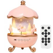 Музичний нічник-проектор «Карусель» WH-E11-02, з Bluetooth та пультом керування
