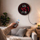 Настенные часы с Bluetooth и пультом управления 2828, LED-дисплей